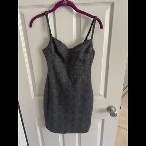 Plaid mini dress